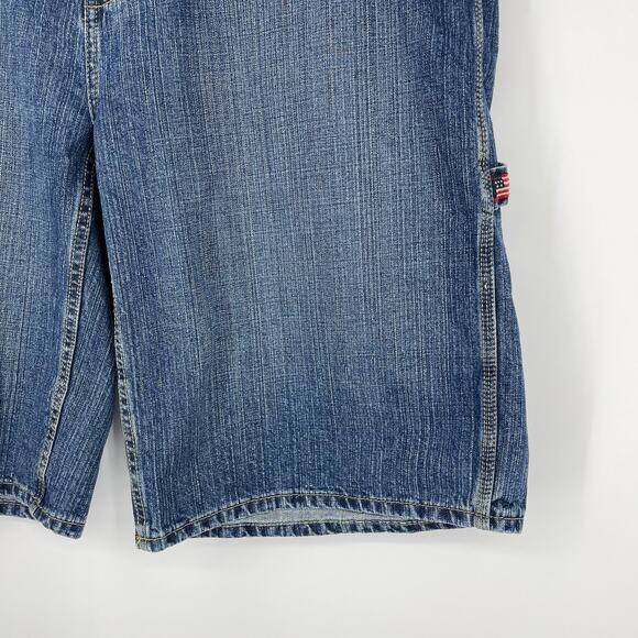 U.S. Polo Association Men's Carpenter Denim Shorts Sz 42 Long Hiking Camping - Picture 16 of 16